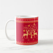 Weihnachtsmuster Kaffeetasse (Links)