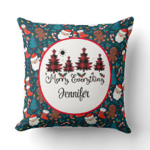 Weihnachtsmuster, karierter Weihnachtsbaum