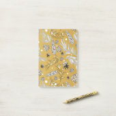 Weihnachtsmuster, Kiefer Schnee 6 Post-it Klebezettel (Auf Schreibtisch)