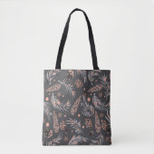 Weihnachtsmuster, Kiefer Schnee Tasche (Vorderseite)