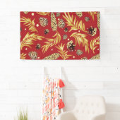 Weihnachtsmuster, Kiefernschnee 3 Banner (Insitu)