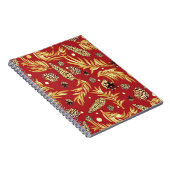 Weihnachtsmuster, Kiefernschnee 3 Notizblock (Rechte Seite)