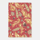 Weihnachtsmuster, Kiefernschnee 3 Post-it Klebezettel (Vorderseite)