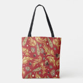 Weihnachtsmuster, Kiefernschnee 3 Tasche (Rückseite)