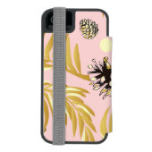 Weihnachtsmuster, Kiefernschnee 4 Incipio iPhone Geldbeutel-Hülle (Folio Rückseite)