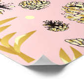 Weihnachtsmuster, Kiefernschnee 4 Poster (Ecke)