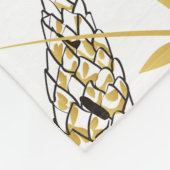 Weihnachtsmuster, Kiefernschnee 5 Fleecedecke (Ecke)