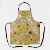 Weihnachtsmuster, Kiefernschnee 6 Schürze (Vorderseite)