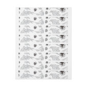 Weihnachtsmuster, Kiefernschnee 7 (Bogen)