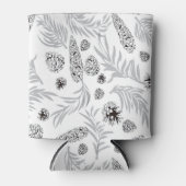 Weihnachtsmuster, Kiefernschnee 7 Dosenkühler (Vorderseite)