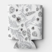 Weihnachtsmuster, Kiefernschnee 7 Dosenkühler (Rückseite)