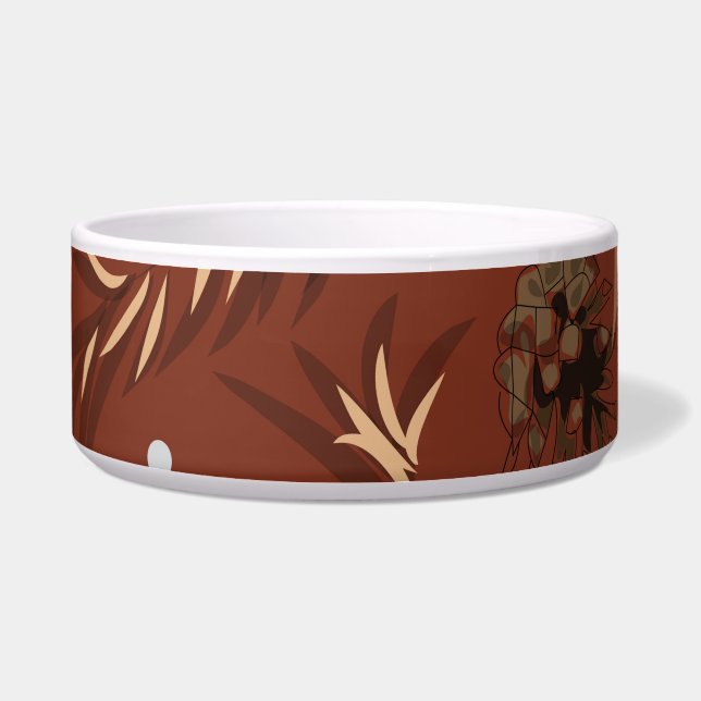 Weihnachtsmuster, Kiefernschnee 8 Napf (Vorderseite)