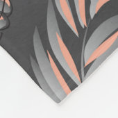 Weihnachtsmuster, Kiefernschnee Fleecedecke (Ecke)