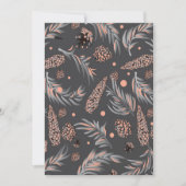 Weihnachtsmuster, Kiefernschnee Karte (Vorderseite)