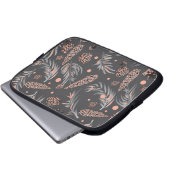 Weihnachtsmuster, Kiefernschnee Laptopschutzhülle (Vorne Knopf)