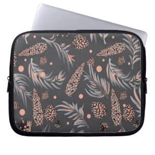 Weihnachtsmuster, Kiefernschnee Laptopschutzhülle