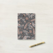 Weihnachtsmuster, Kiefernschnee Post-it Klebezettel (Auf Schreibtisch)