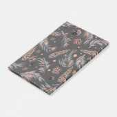 Weihnachtsmuster, Kiefernschnee Post-it Klebezettel (angewinkelt)