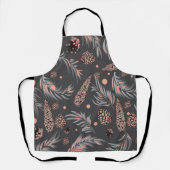 Weihnachtsmuster, Kiefernschnee Schürze (Vorderseite)