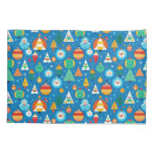 Weihnachtsmuster Kissenbezug (Rückseite)