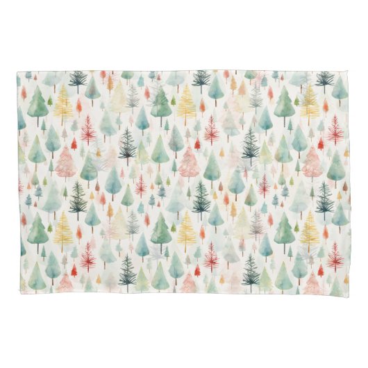 Weihnachtsmuster Kissenbezug (Vorderseite)