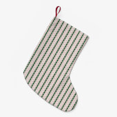 Weihnachtsmuster Kleiner Weihnachtsstrumpf (Vorderansicht (hängend))