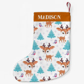 Weihnachtsmuster Kleiner Weihnachtsstrumpf (Rückseite)