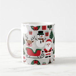 Weihnachtsmuster-Kollektion Kaffeetasse