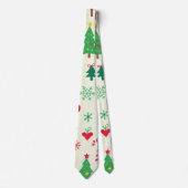 Weihnachtsmuster Krawatte (Vorderseite)