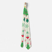 Weihnachtsmuster Krawatte (Rückseite)