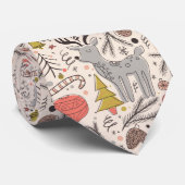 Weihnachtsmuster Krawatte (Gerollt)