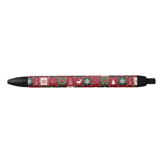 Weihnachtsmuster Kugelschreiber (Vorderseite)