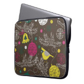 Weihnachtsmuster Laptopschutzhülle (Vorderseite Links)