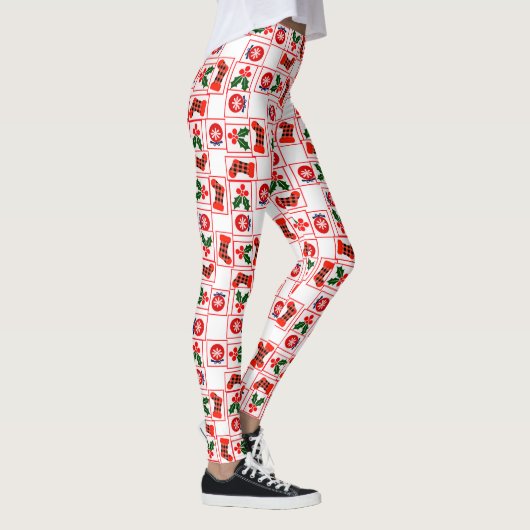 Weihnachtsmuster Leggings (Rechts)