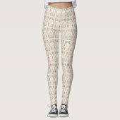 Weihnachtsmuster Leggings (Vorderseite)