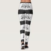 Weihnachtsmuster Leggings (Rückseite)