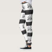 Weihnachtsmuster Leggings (Links)
