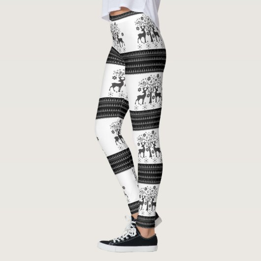 Weihnachtsmuster Leggings (Links)