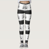 Weihnachtsmuster Leggings (Vorderseite)