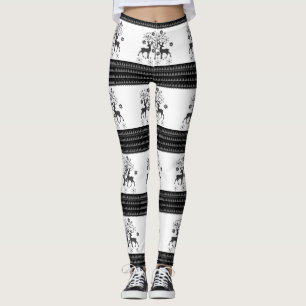 Weihnachtsmuster Leggings