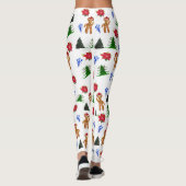 Weihnachtsmuster Leggings (Rückseite)