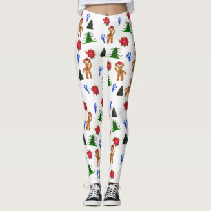 Weihnachtsmuster Leggings