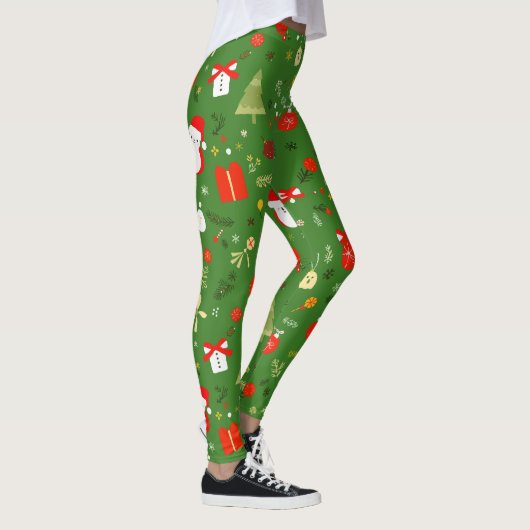 Weihnachtsmuster Leggings (Rechts)