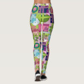 Weihnachtsmuster Leggings (Rückseite)