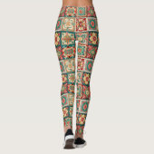 Weihnachtsmuster Leggings (Rückseite)