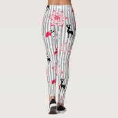 Weihnachtsmuster Leggings (Rückseite)