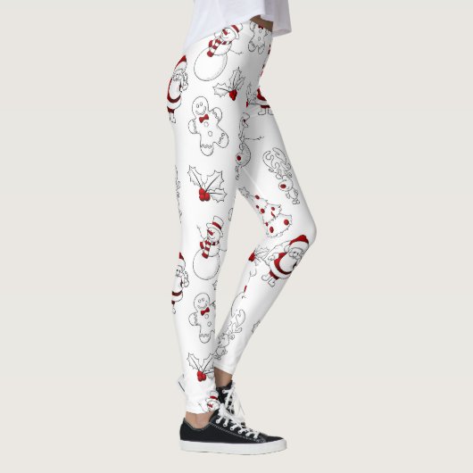 Weihnachtsmuster Leggings (Rechts)