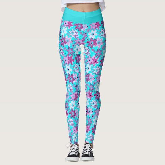 Weihnachtsmuster Leggings (Vorderseite)