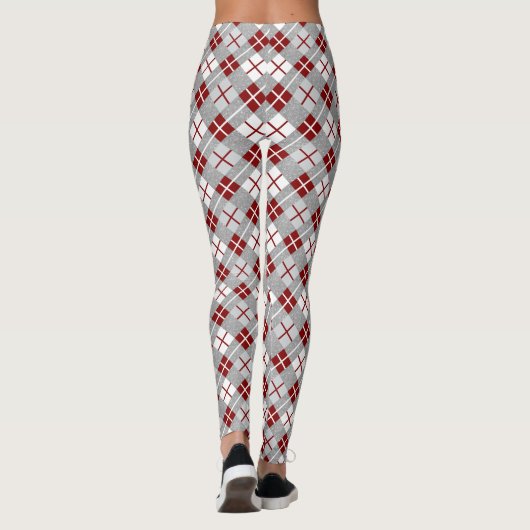 Weihnachtsmuster Leggings (Rückseite)