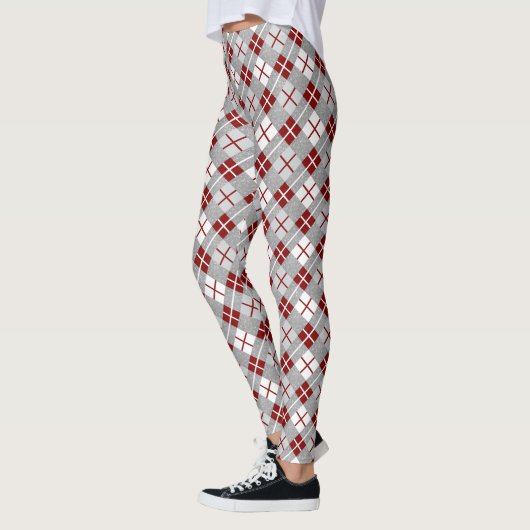 Weihnachtsmuster Leggings (Links)